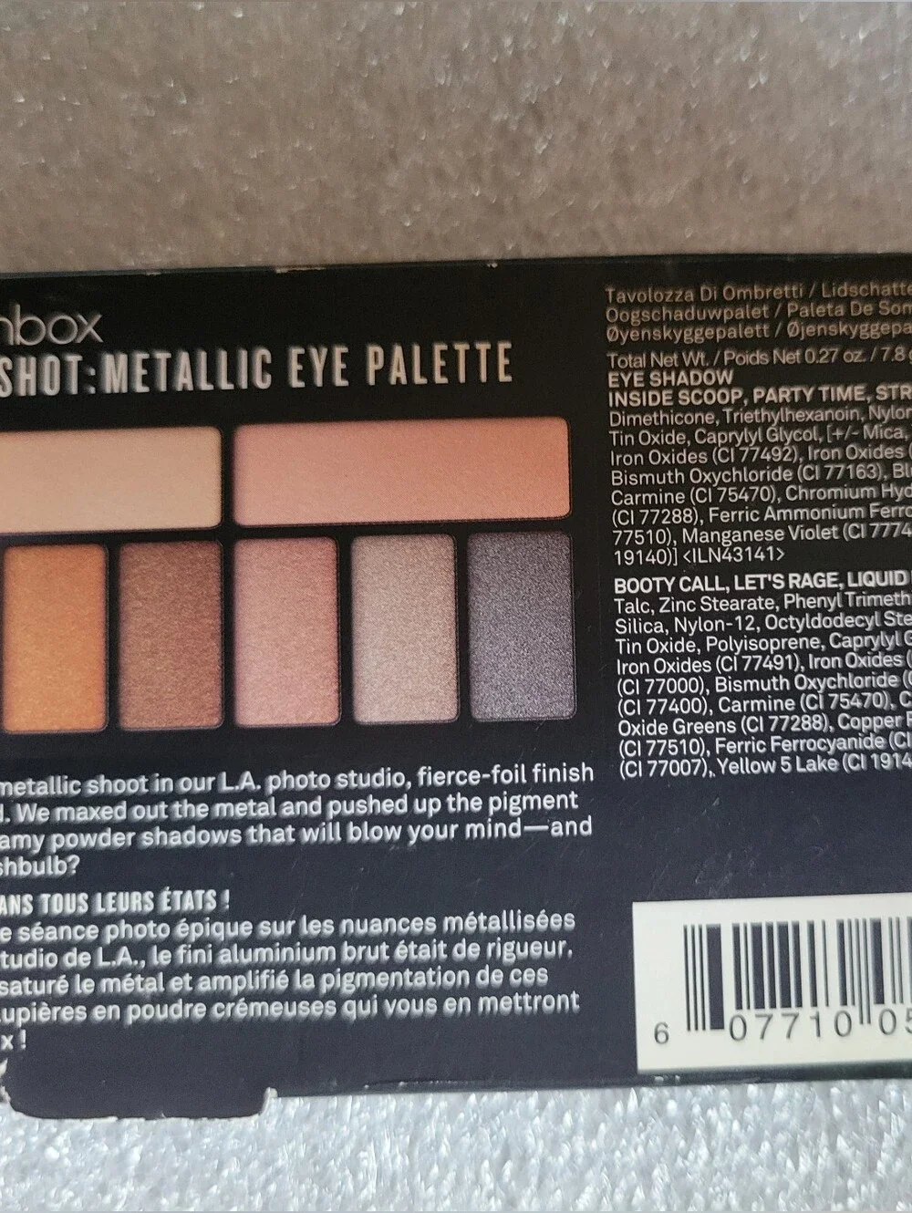 HTF🍹Eyeshadow Need🍹BNIB LE Smashbox Fullsize METALLIC Cover Shot Eye Palette!